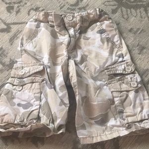 Boys cargo Camo shorts